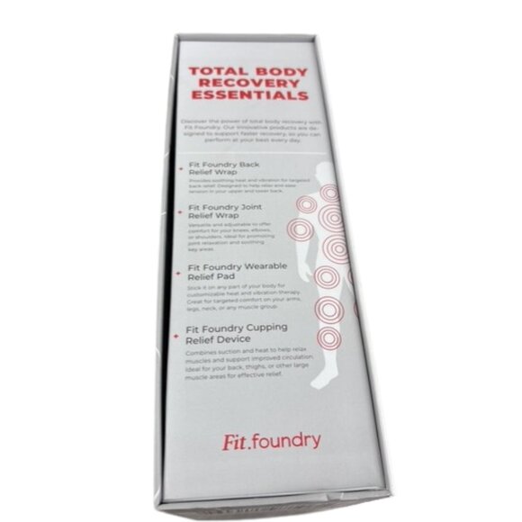 Fit Foundry 4-in-1 Heat & Massage Recovery Pack for Relief New Sealed Box - Picture 9 of 16
